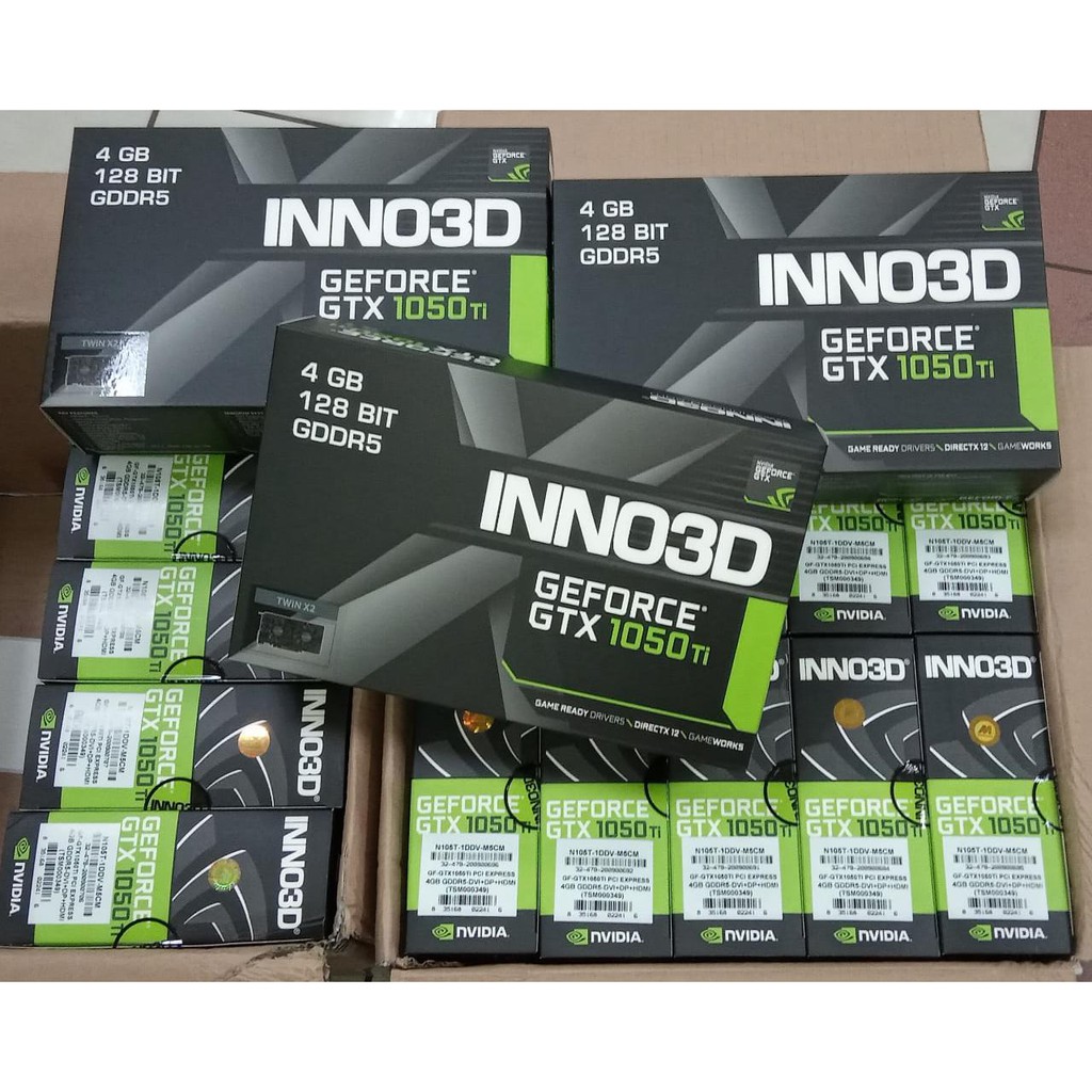 INNO3D GTX 1050TI 4GB GDDR5 TWIN X2