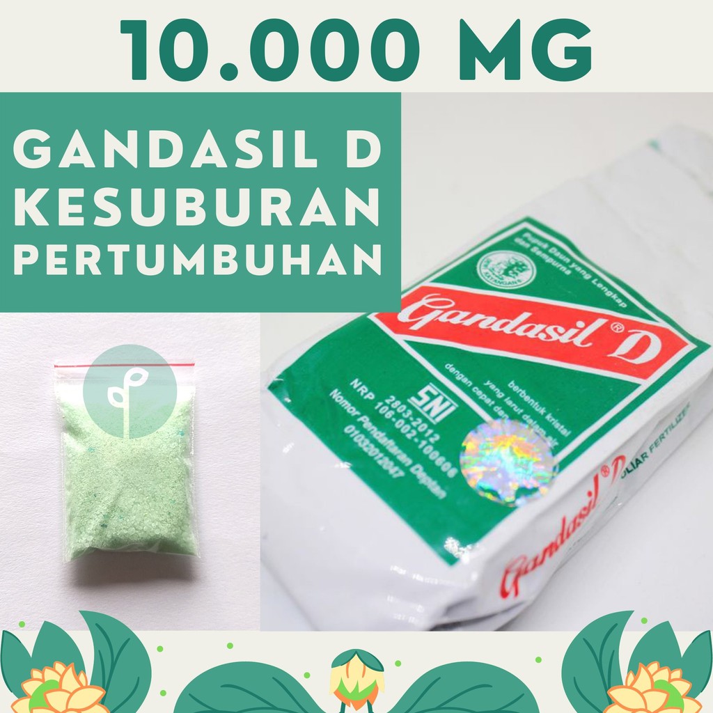 Jual Pupuk Gandasil D Daun Npk Majemuk Vegetatif Nutrisi