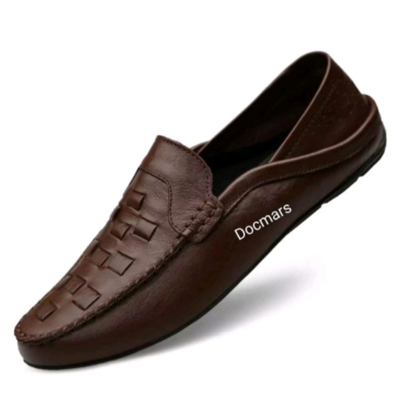 COD SEPATU PANTOFEL PRIA KULIT ASLI -PANTOFEL PANSUS FORMAL- SEPATU MOCASSIN KANTOR FORMAL SLIP ON