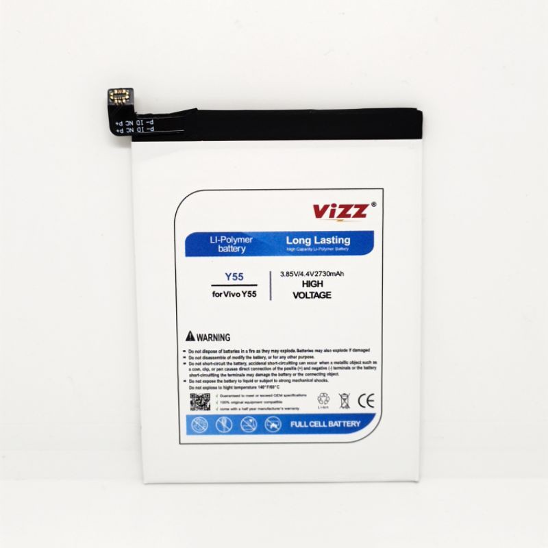 Baterai Batre Vizz Vivo Y55 / Y55S / Y55L / 1603 / 1610 Original Vizz