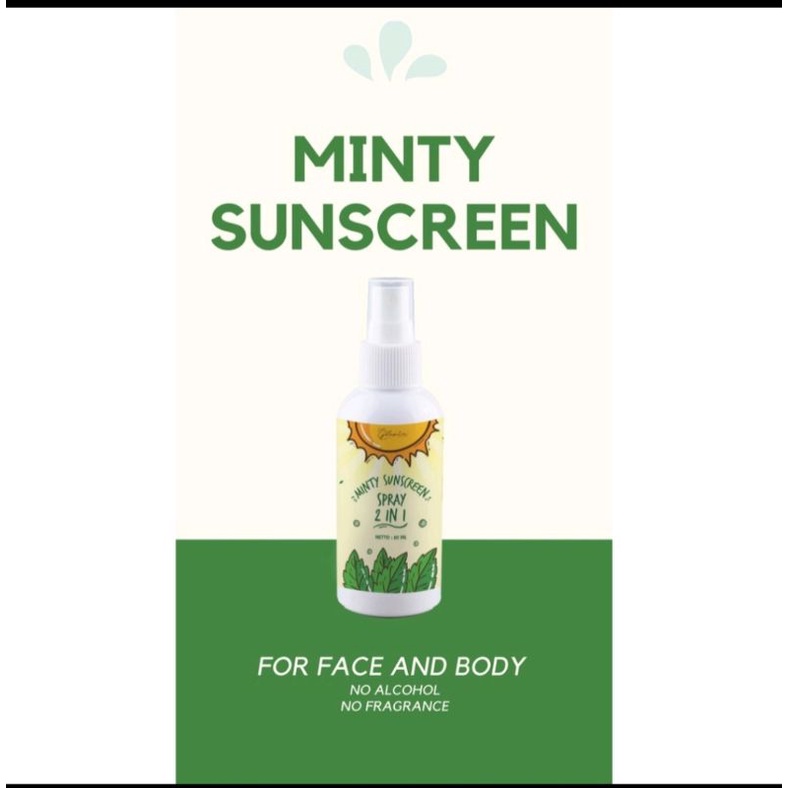 SUNSCREEN LEA GLORIA / MINTY SUNSCREEN BY LEA GLORIA SPRAY 2 IN 1 SPF 30