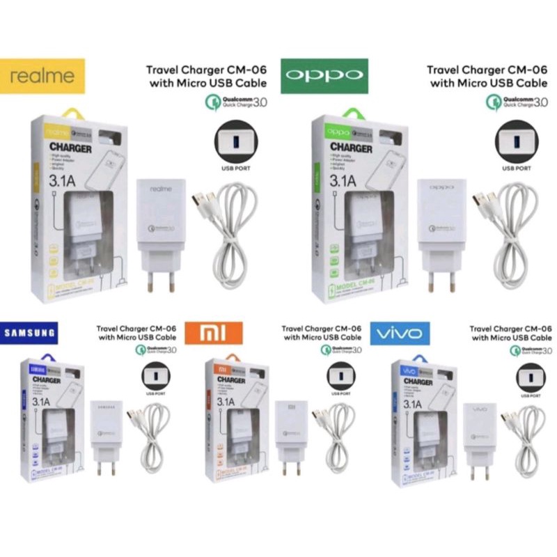 CHARGER A80 OPPO 3.1A CASAN A80 OPPO3.1A