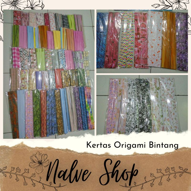 KERTAS ORIGAMI BINTANG