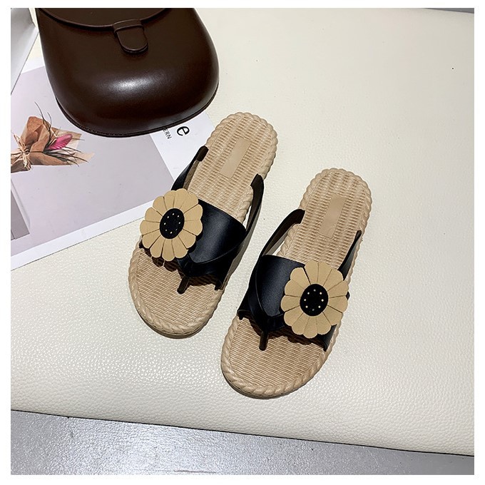 FD Sendal Slop Import Kekinian Sandal Jepit Wanita Cantik Korea Flip Flop Terbaru DI-040