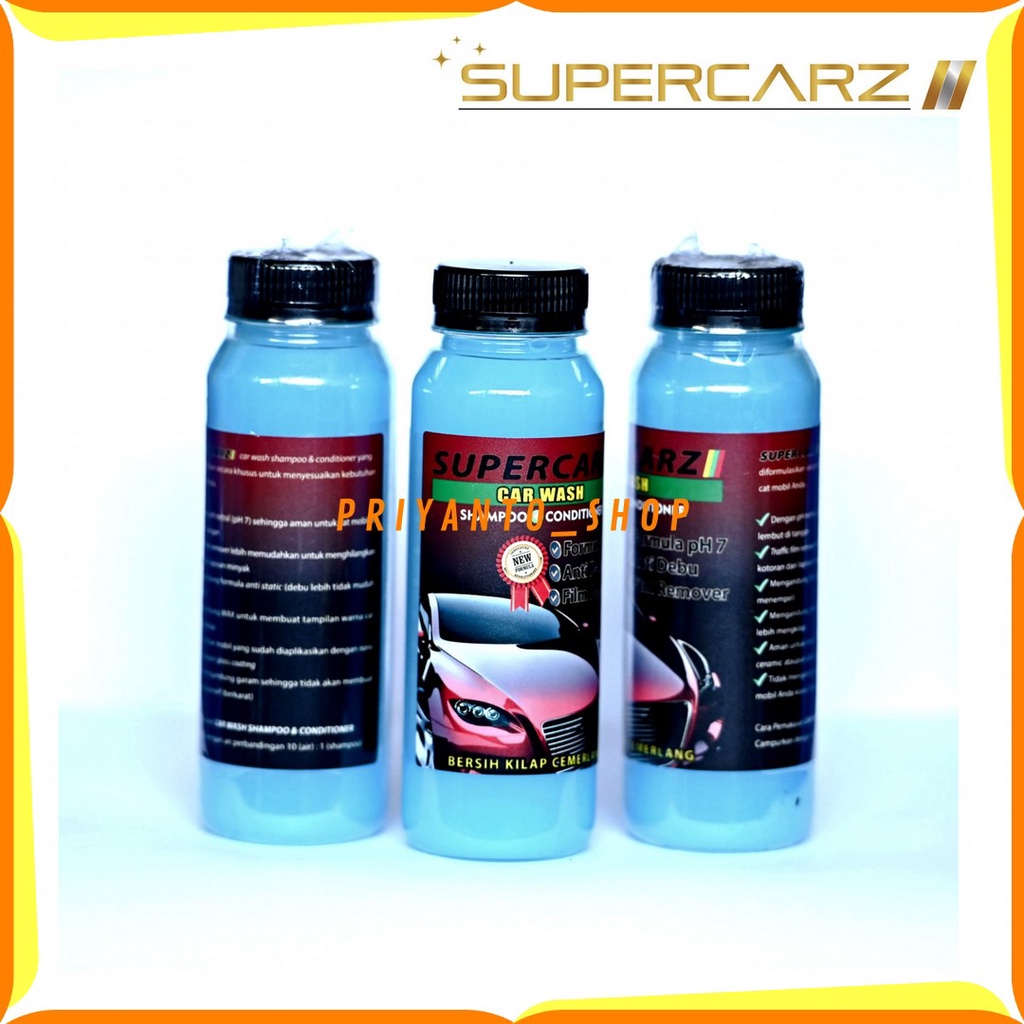 CONDITIONER SHAMPOO SABUN CUCI MOBIL SUPERCARZ CAR WASH