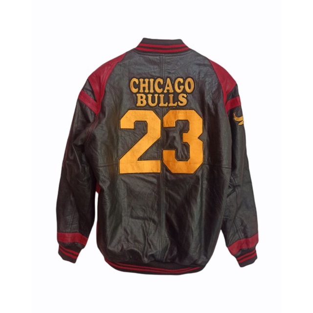 Chicago Bulls Jaket Kulit Second