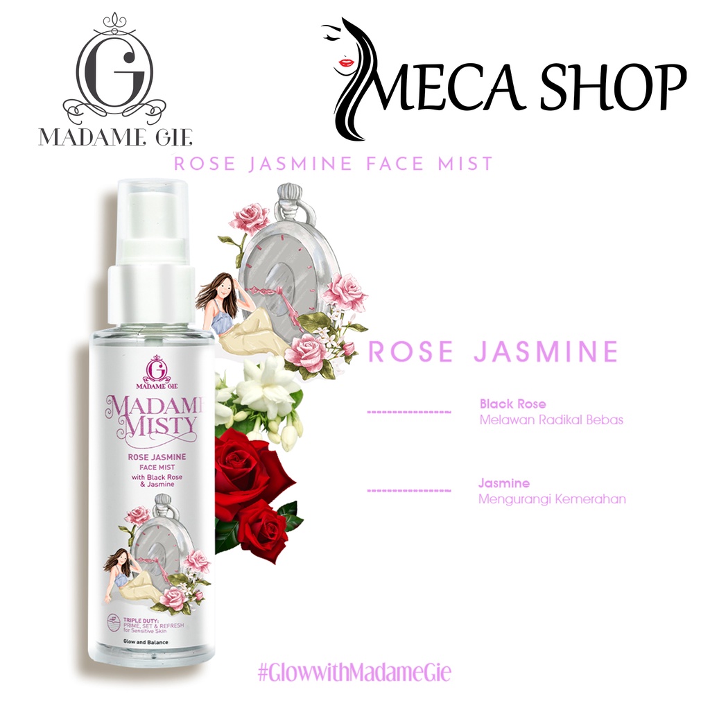 Madame Gie Madame Misty - MakeUp Face Mist Setting Spr