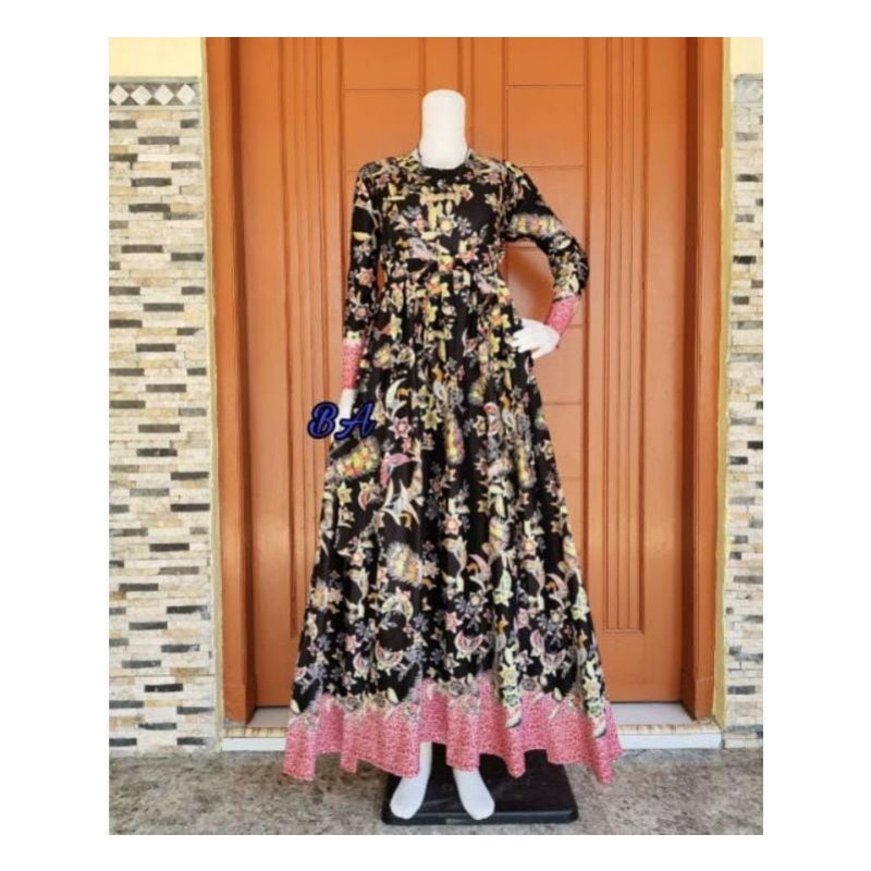 GAMIS BATIK MANGGAR,SEKAR,CANTIK, KUBIS,KUPU,PADI,DAUN/COD-Phoenix