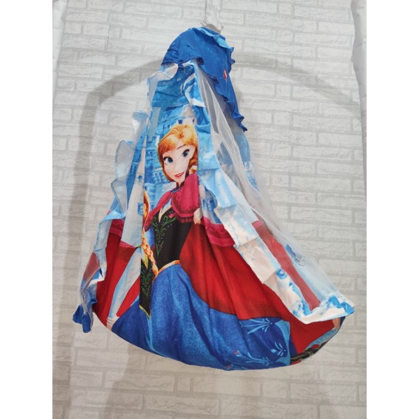 Ayunan Karakter 3in1 Kain Ayunan dan Kelambu dan Kasur-Frozen