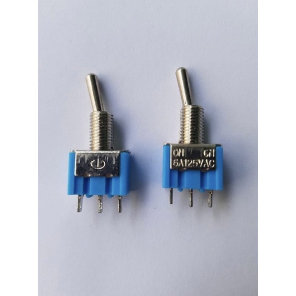 SAKLAR TOGEL / TOGGLE - SWITCH TOGEL 3 PIN- 3 KAKI KECIL ON