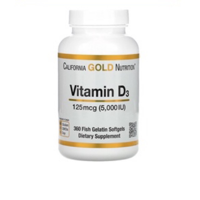 California GOLD Nutrition Vitamin D3 5000IU