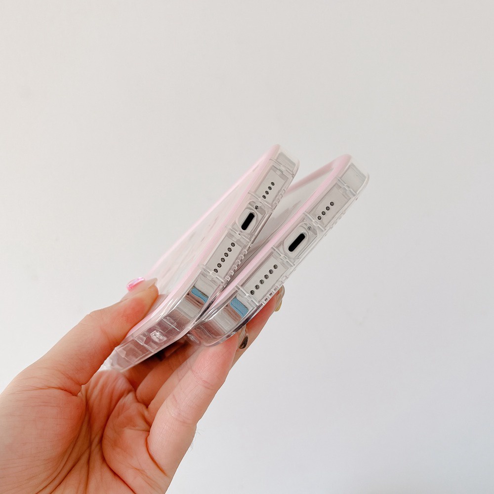 Soft Case Pelindung Kamera Bahan TPU Tebal Tahan Banting Untuk iPhone 14 13 12 11 Pro Max X Xr Xs Max 7 8 6 6s Plus SE 2020