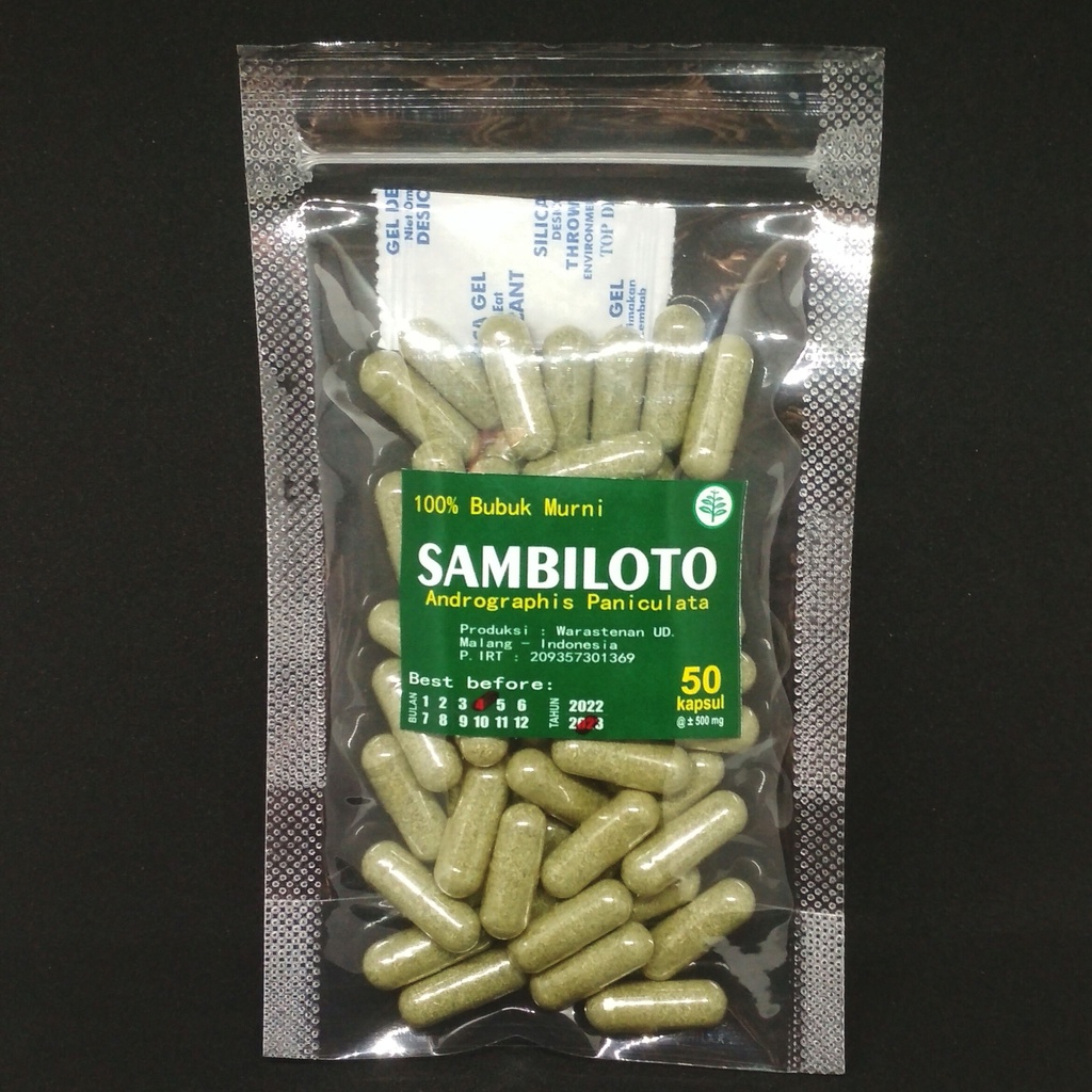 SAMBILOTO 50 KAPSUL /  DIABETS ANEMIA ISPA STAMINA IMUNITAS