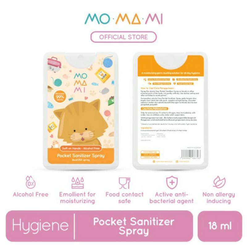 Momami Pocket Sanitizer Spray 18ml