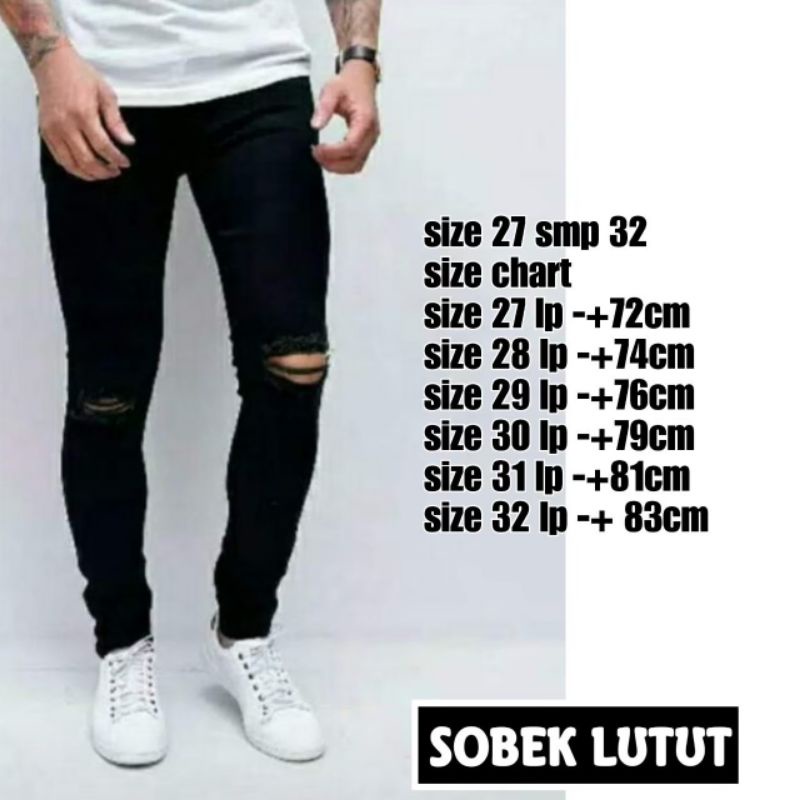 celana hitam sobek