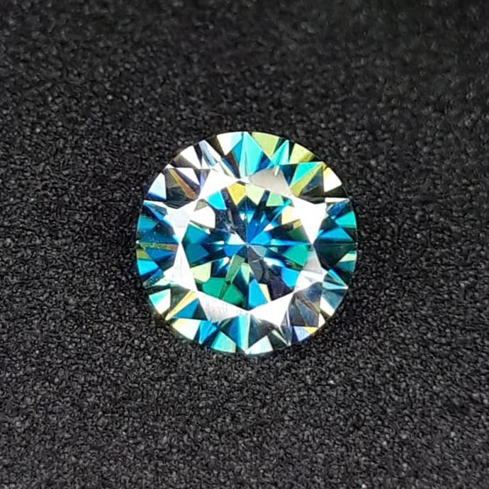 Recomended Batu Blue Moissanite Diamond Terlaris