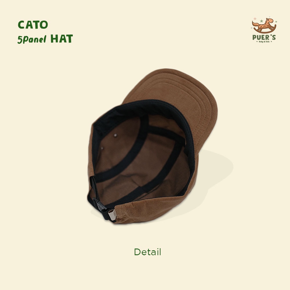 TOPI ANAK  (FIVE PANEL ANAK / 5PANEL ANAK) KIDS HAT PUER'S CATO HAT-4