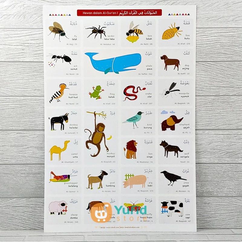 

Poster Hewan Dalam Al-Qur'an