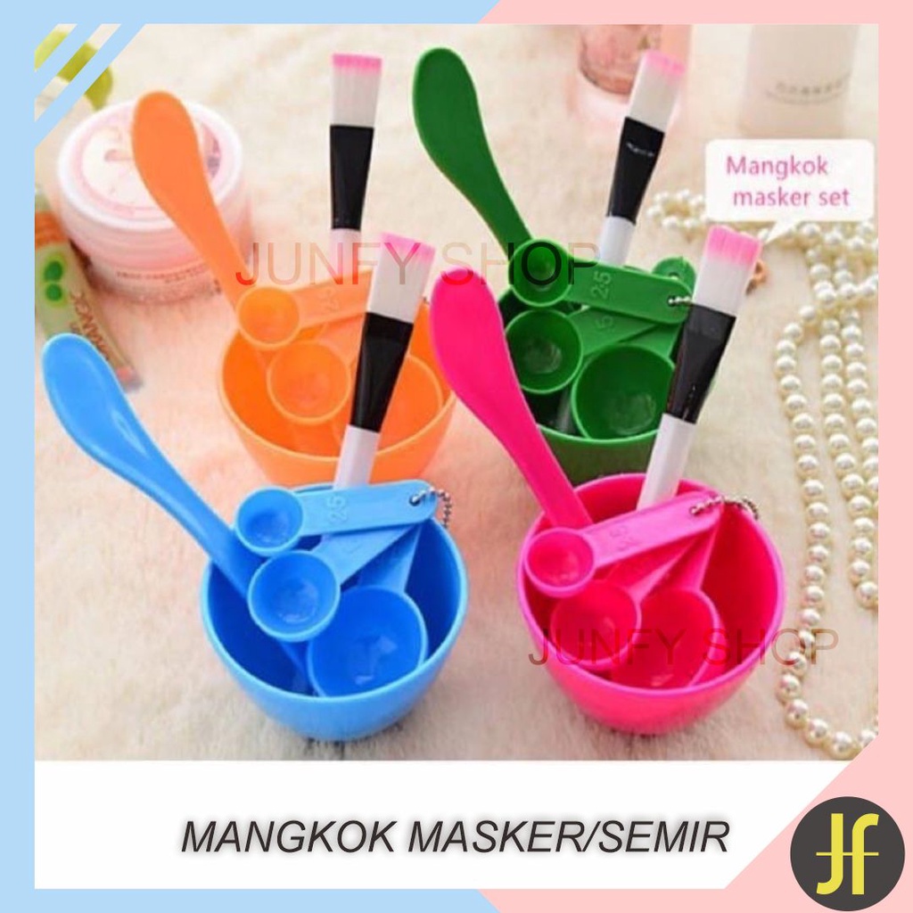 Jual J633 Masker Set Mangkok Semir Mangkok Set Masker Shopee