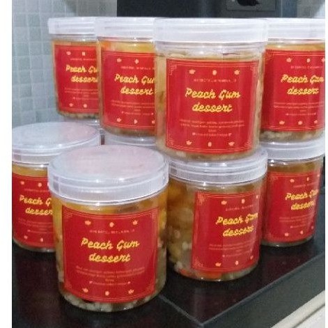 

Minuman Peachgum dessert