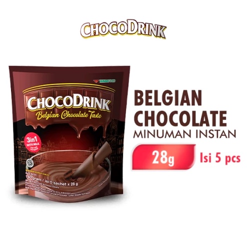 

WingsFood CHOCODRINK Belgian Chocolate Powder - Minuman Coklat Bubuk - 5 sachet