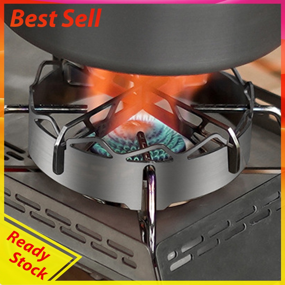 SOTO Gas Stove Windproof Ring with Rack Camping Hiking Picnic Windshield