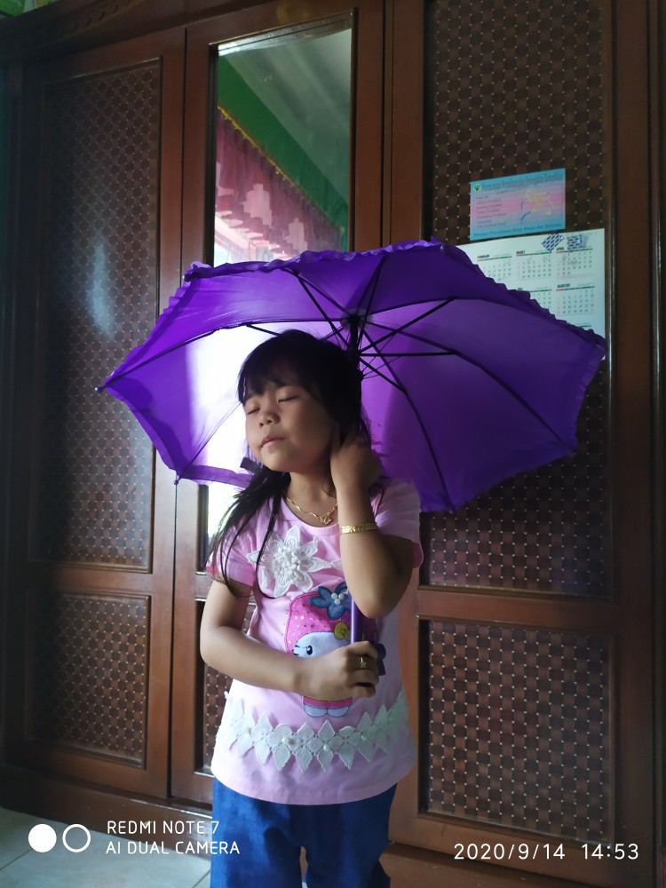 Payung Anak Gelas - Buka Otomatis