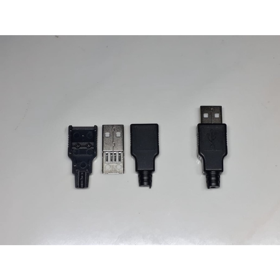 USB socket connector male plug - Soket USB kosong tipe jantan
