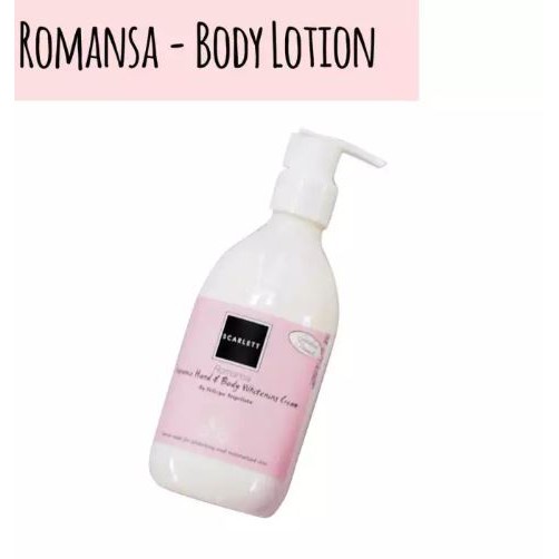Scarlett romansa hand and body lotion