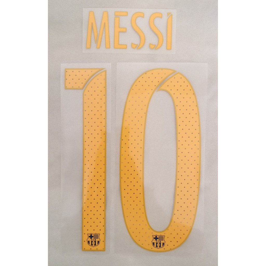 NNS Nameset Jersey Original #10 MESSI Barcelona Home 15/17 2015 2016 2017 16 Barca Name Set Official