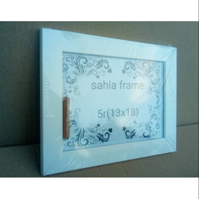 Frame bingkai 5R Fiber putih