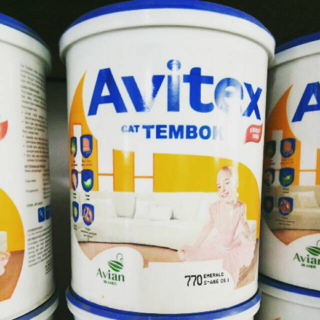  Cat Tembok Avitex 1kg  by Avian Shopee Indonesia