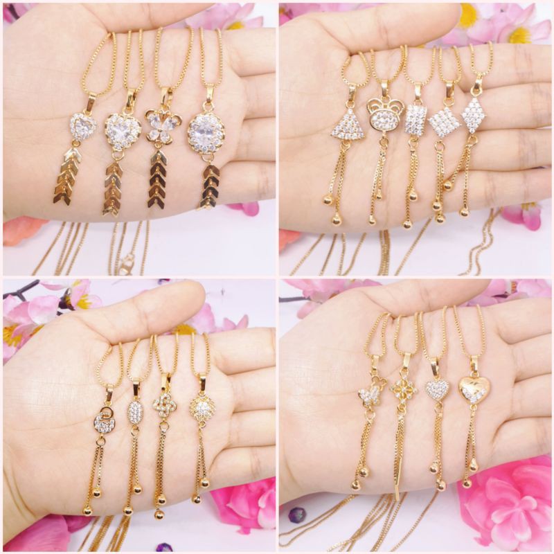 [1lusin Random]12pcs kalung dewasa +liontin