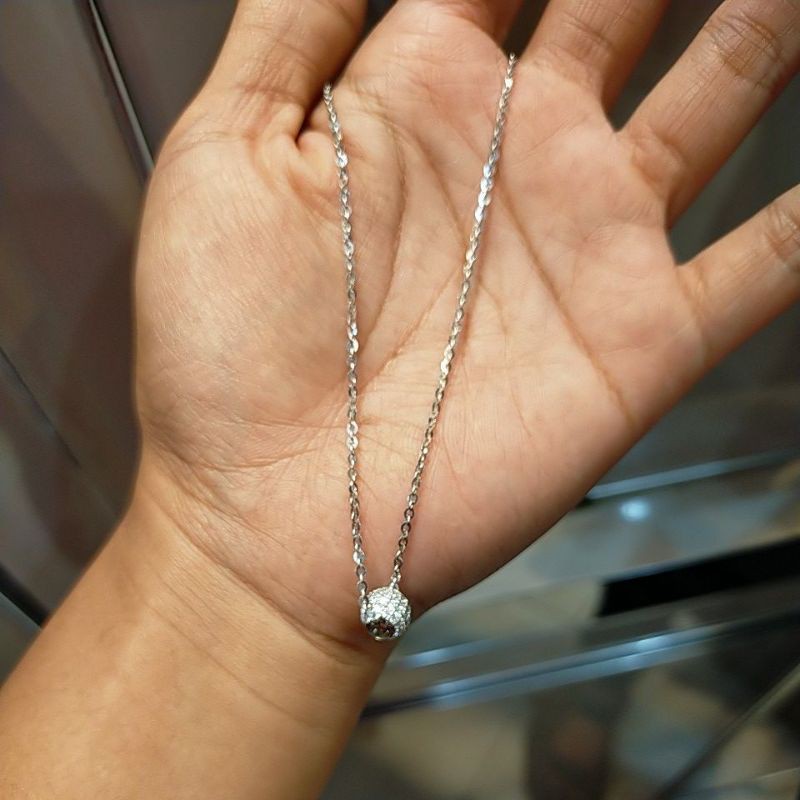 kalung nori liontin bulat mata