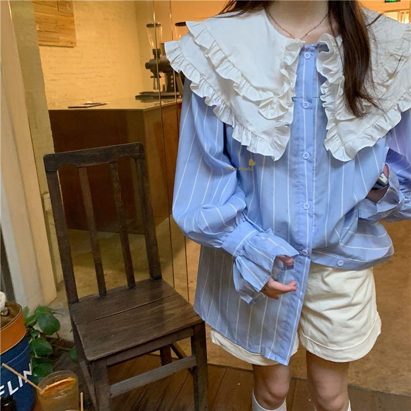 NICO##BLOUSE RENDA IMPORT/KEMEJA RENDA WANITA/KEMEJA WANITA LINEN OVERSIZE OLIVIA SHIRT