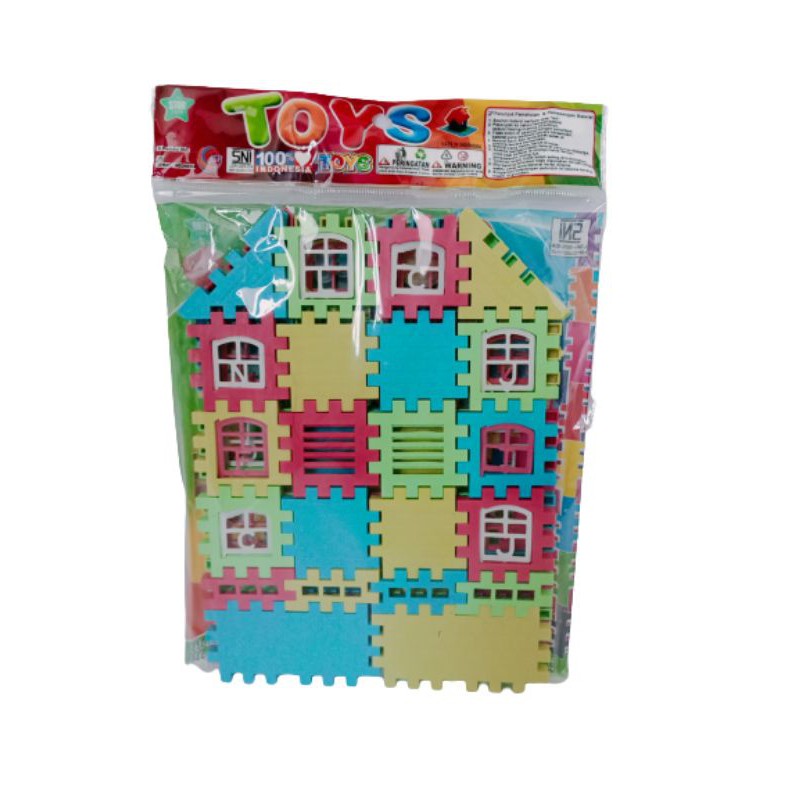 MAINAN ANAK PUZZLE RUMAH/BONGKAR PASANG