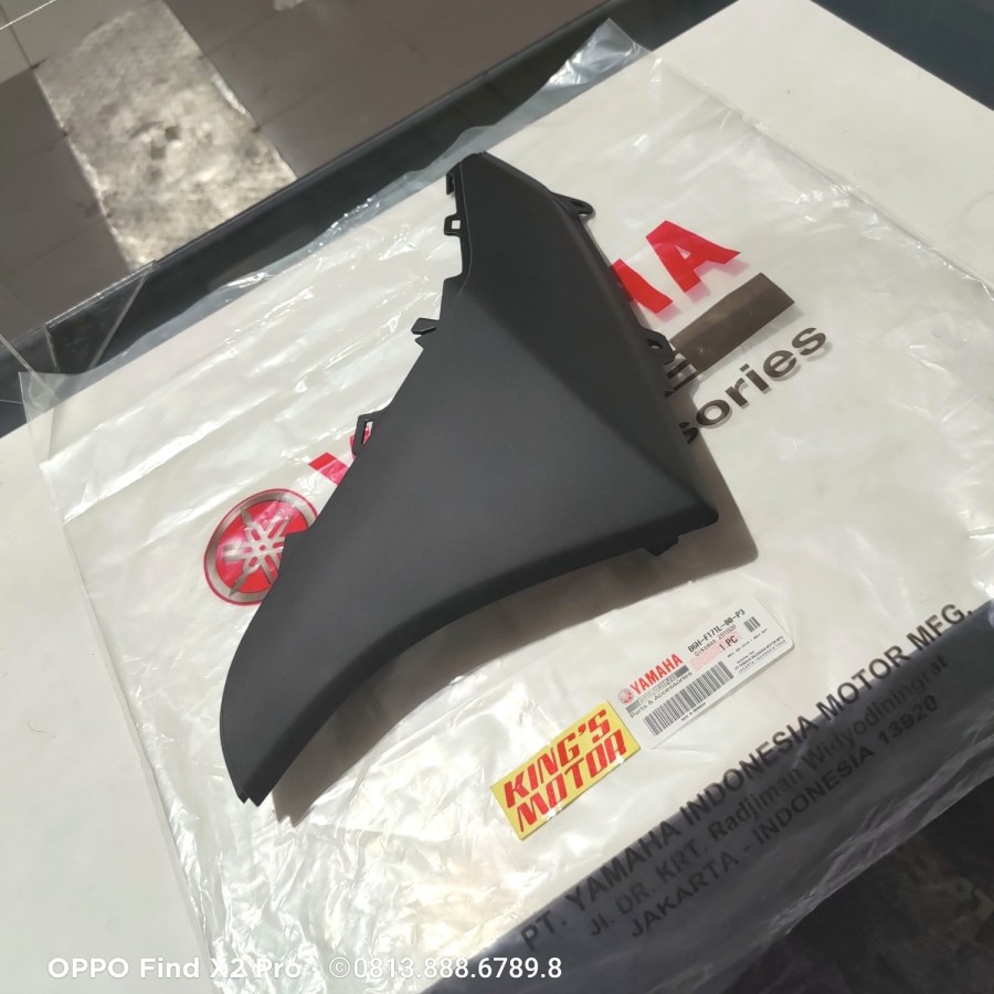 MOLE, SIDE COVER / SAYAP BAWAH ALL NEW NMAX 2020 HITAM DOFF L (B6H-P3)