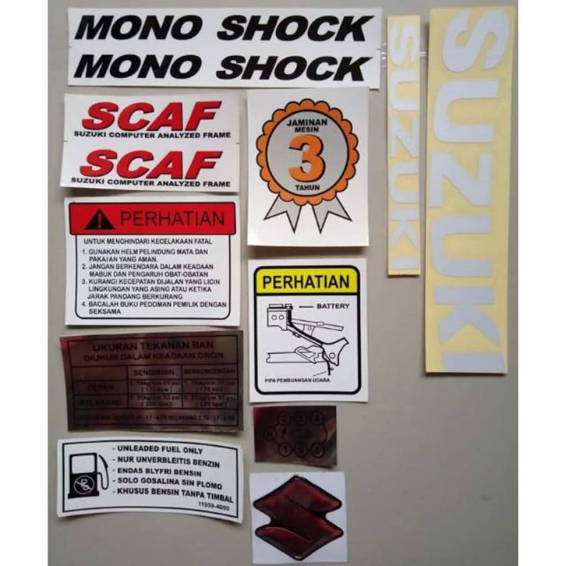 setiker rangka set satria hiu