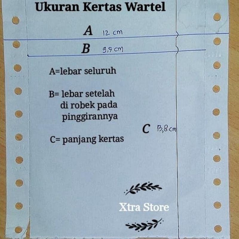 

Kertas WARTEL/ DPH 3ply
