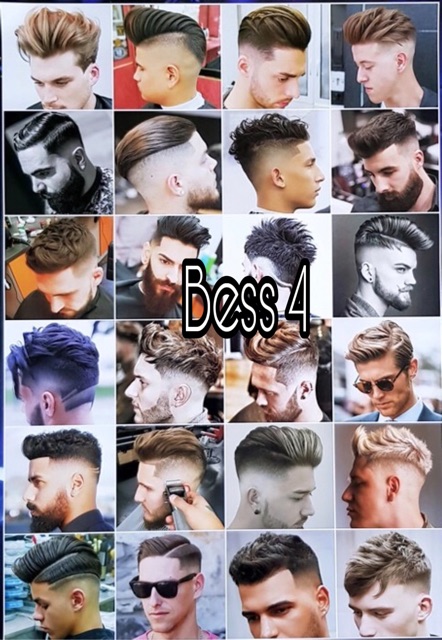 Art Paper Gambar Model Rambut Barbershop Dan Pangkas Rambut Uk A3 Shopee Indonesia