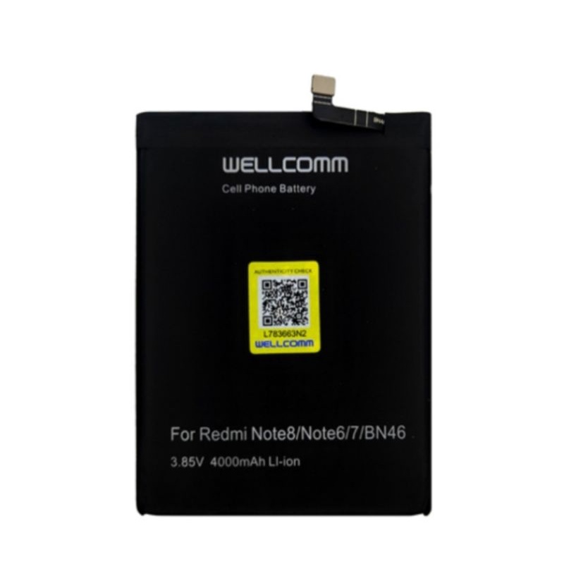 Battery Xiaomi Double IC Redmi Note 8/Redmi note 6/Redmi 7/BN46 Wellcomm