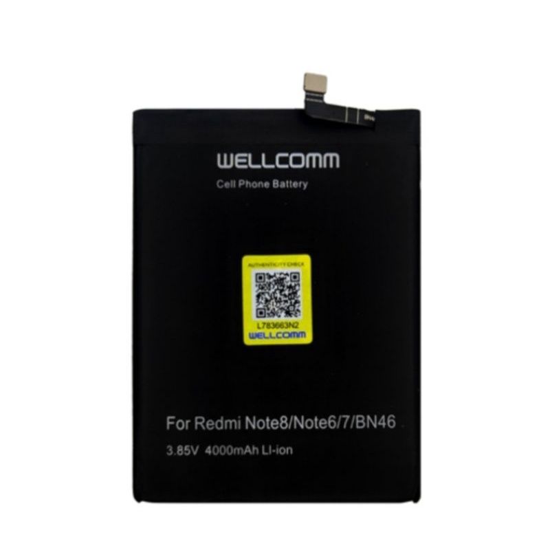 Battery Xiaomi Double IC Redmi Note 8/Redmi note 6/Redmi 7/BN46 Wellcomm