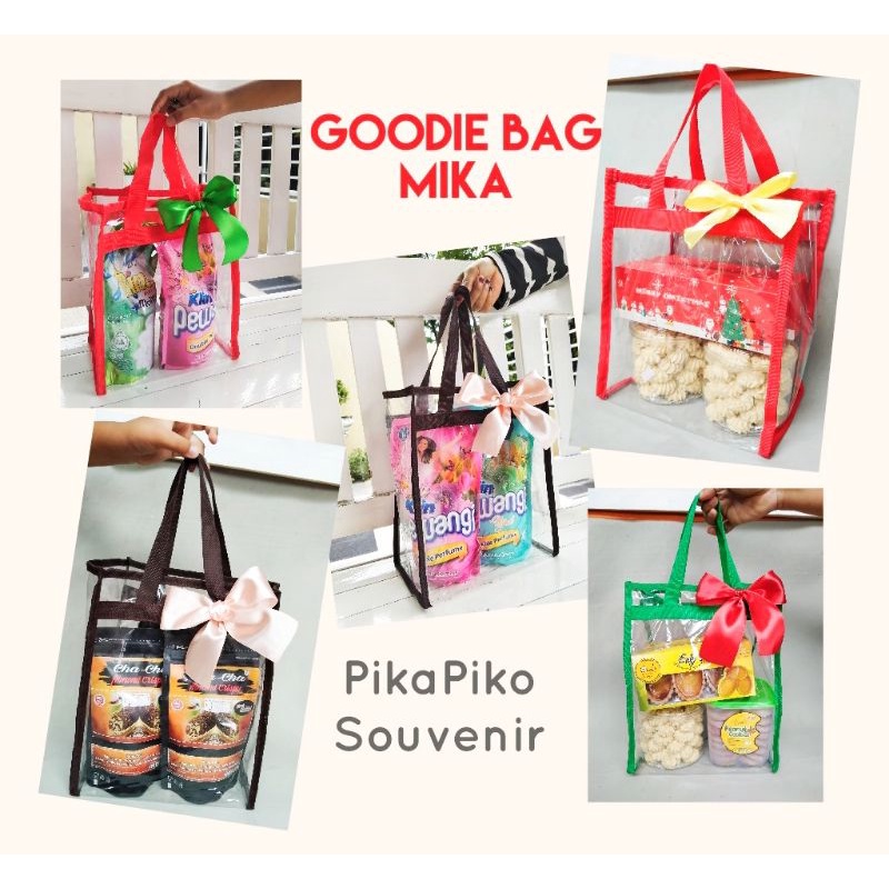 

(READY STOCK) TAS MIKA / TAS TRANSPARAN / GOODIE BAG MIKA