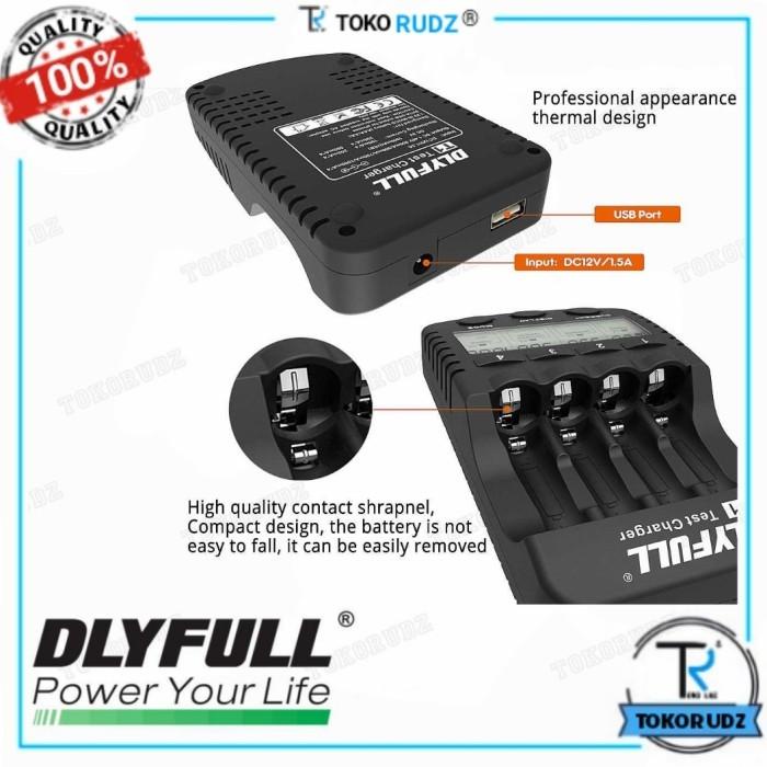 Charger Baterai AA AAA Chas Discharge Test Refresh DLYFULL T1 Original
