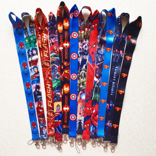 [ Vhieshop ] Tali Gantungan SuperHero Lanyard gantungan Hp