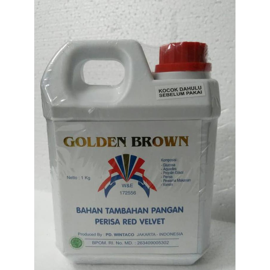 

Toko-Bahan-Kue- Golden Brown Perisa Red Velvet 1 Kg -Terlengkap-Termurah-Dijamin.