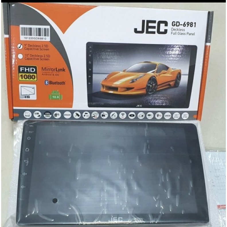 Headunit Android 10 Inch JEC Tv Mobil