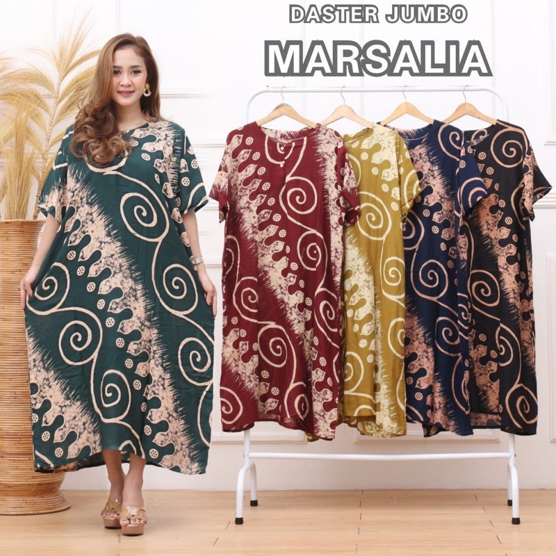 Daster Jumbo Lope Lope Baju Tidur Daster Dress Busui Viral Pekalongan Batik Best seller-DJ CABUT MARSHALIA