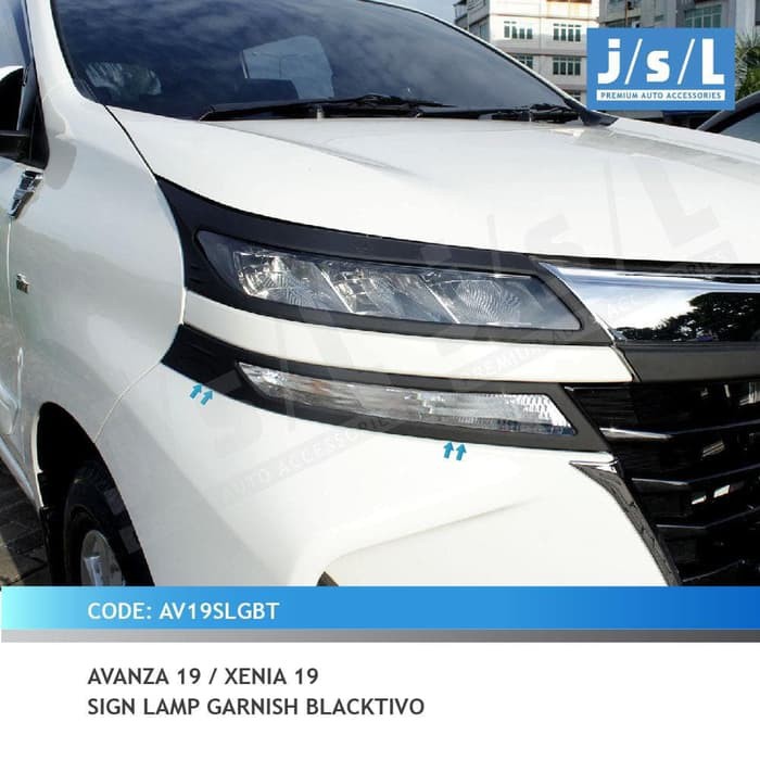 Garnis Lampu Samping Avanza Xenia 2019 Blacktivo ORI