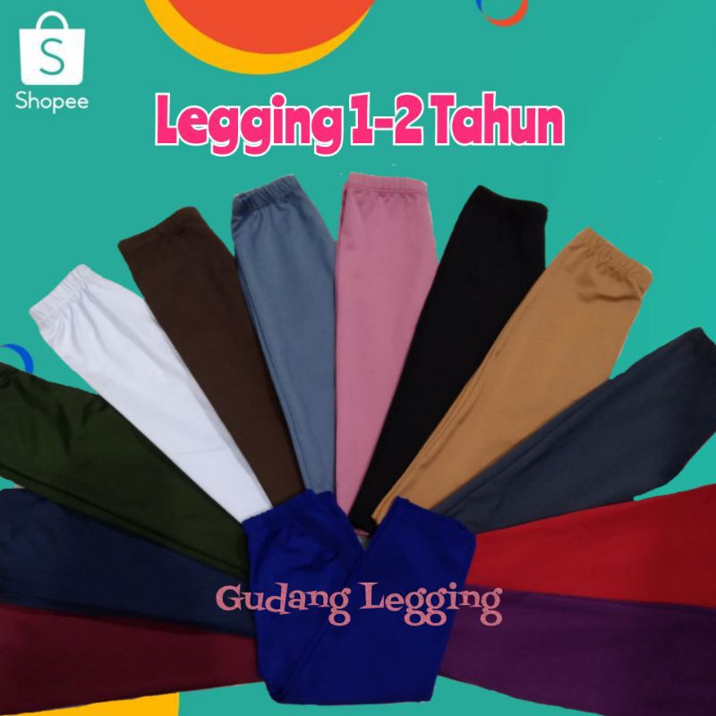 Legging anak  1 - 2 Tahun bisa pilih warna